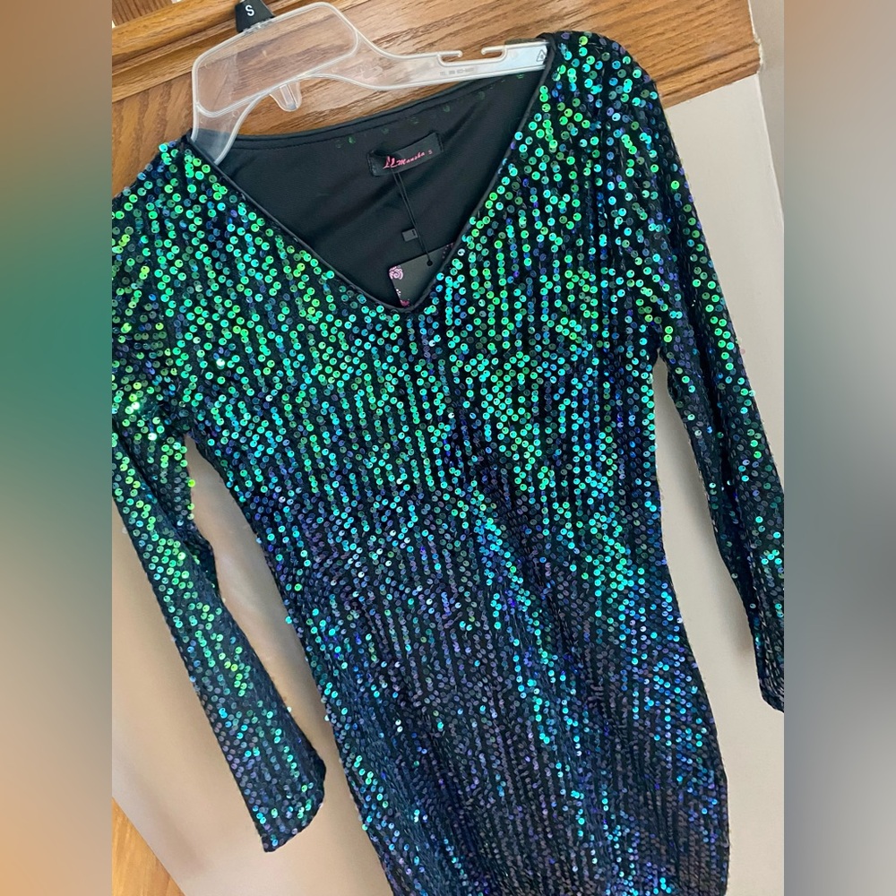 Sequin Mini Dress NWT